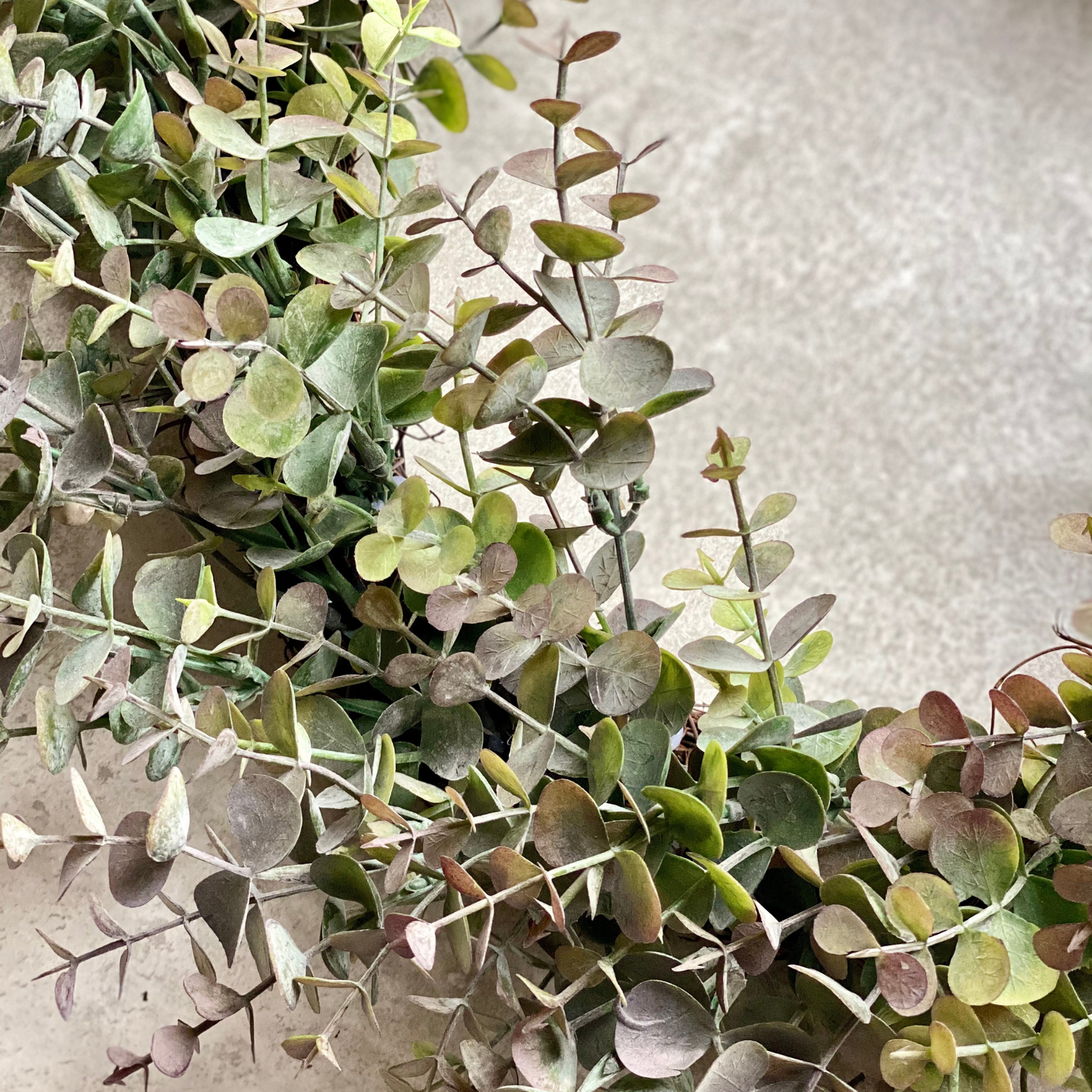 Large Faux Eucalyptus Door Wreath | 50cm