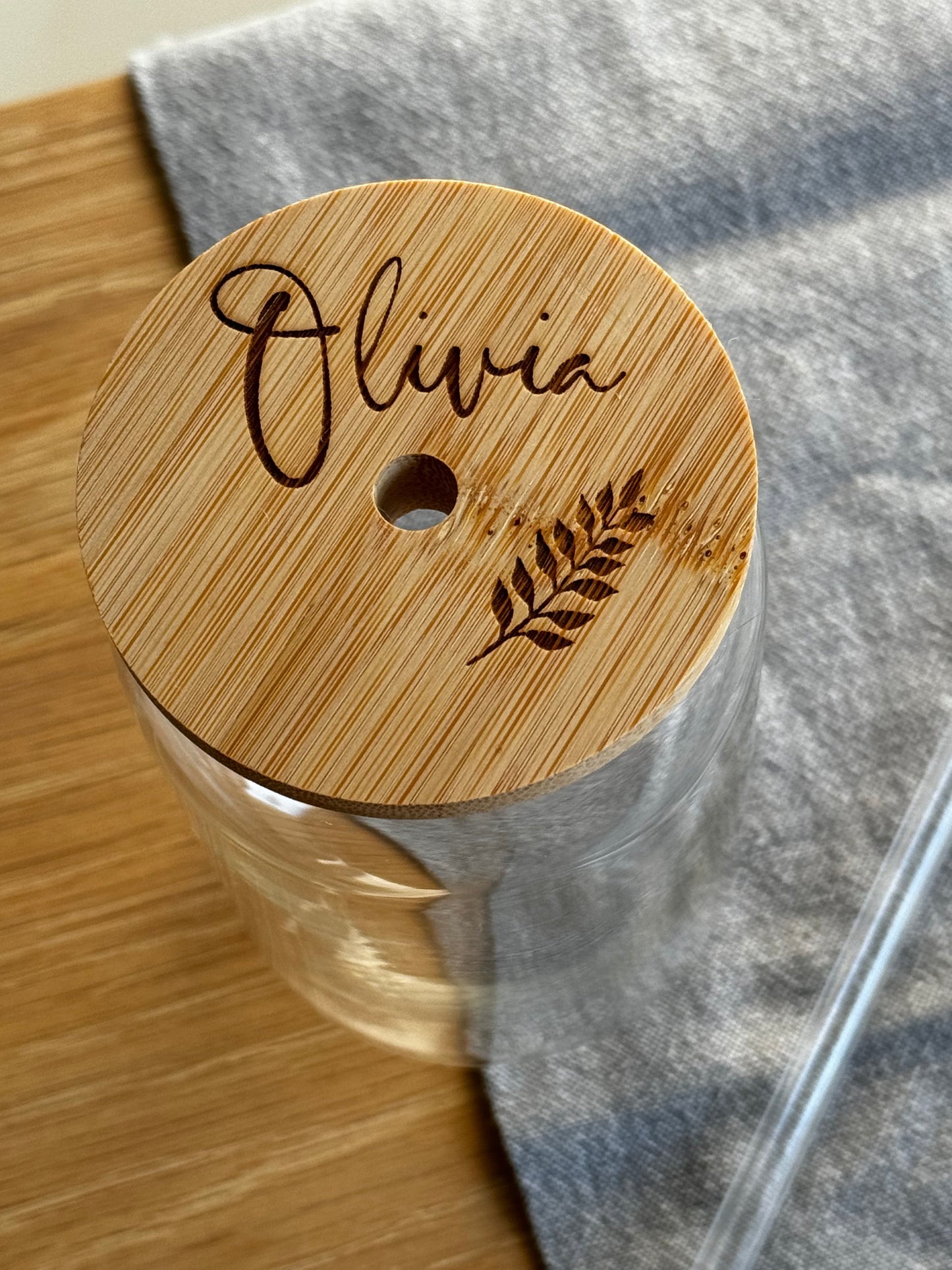 Autumnal Glass Cup | Personalised