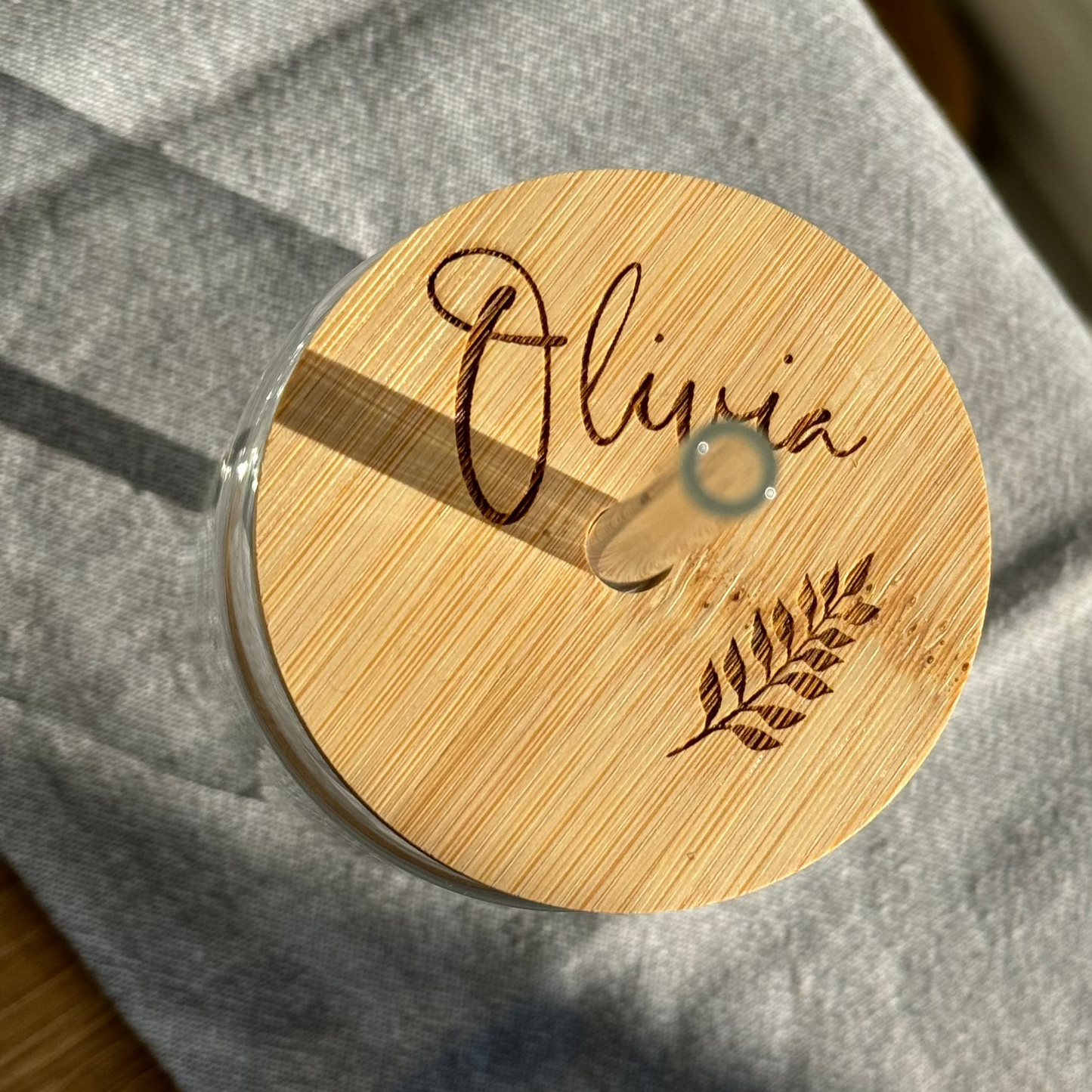 Autumnal Glass Cup | Personalised