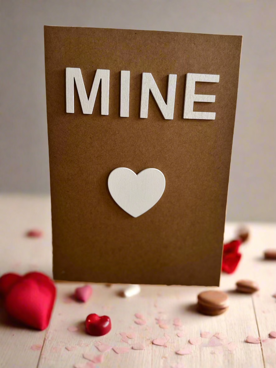 valentines card front view mine