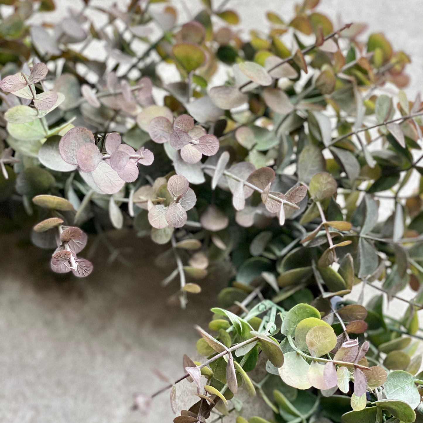 Large Faux Eucalyptus Door Wreath | 50cm