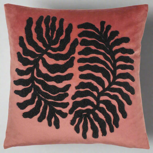 front of cushion plain background